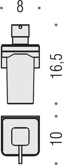 Набор Стакан Colombo Design Forever B2902 + Дозатор B9333