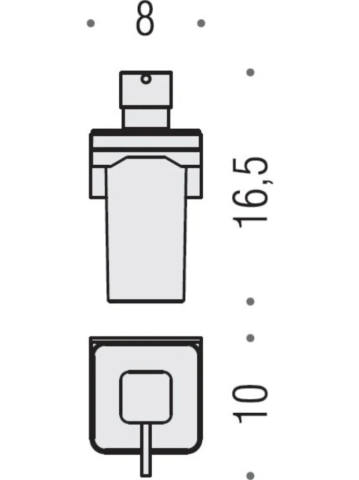Набор Стакан Colombo Design Forever B2902 + Дозатор B9333