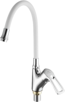 Смеситель для кухни Fashun A4466+A7256 хром, белый Смеситель для кухни Fashun A4466+A7256 хром, белый