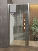 Душевой уголок Orange E23 16090TCR стекло прозрачное, профиль хром