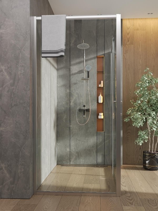 Душевой уголок Orange E23 16090TCR стекло прозрачное, профиль хром