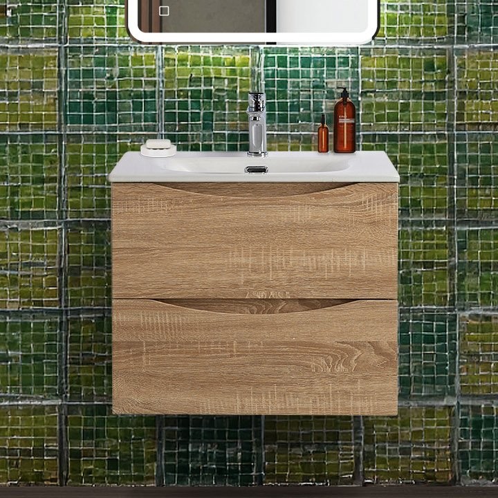 Тумба под раковину BelBagno Marino-cer-n 60 подвесная, rovere bianco