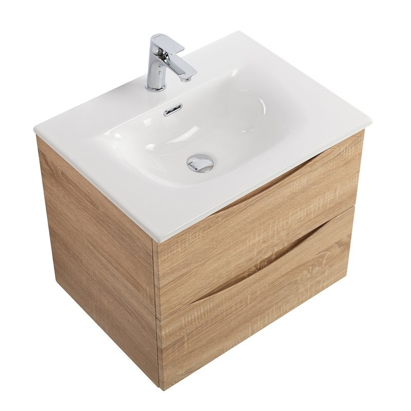 Тумба под раковину BelBagno Marino-cer-n 60 подвесная, rovere bianco