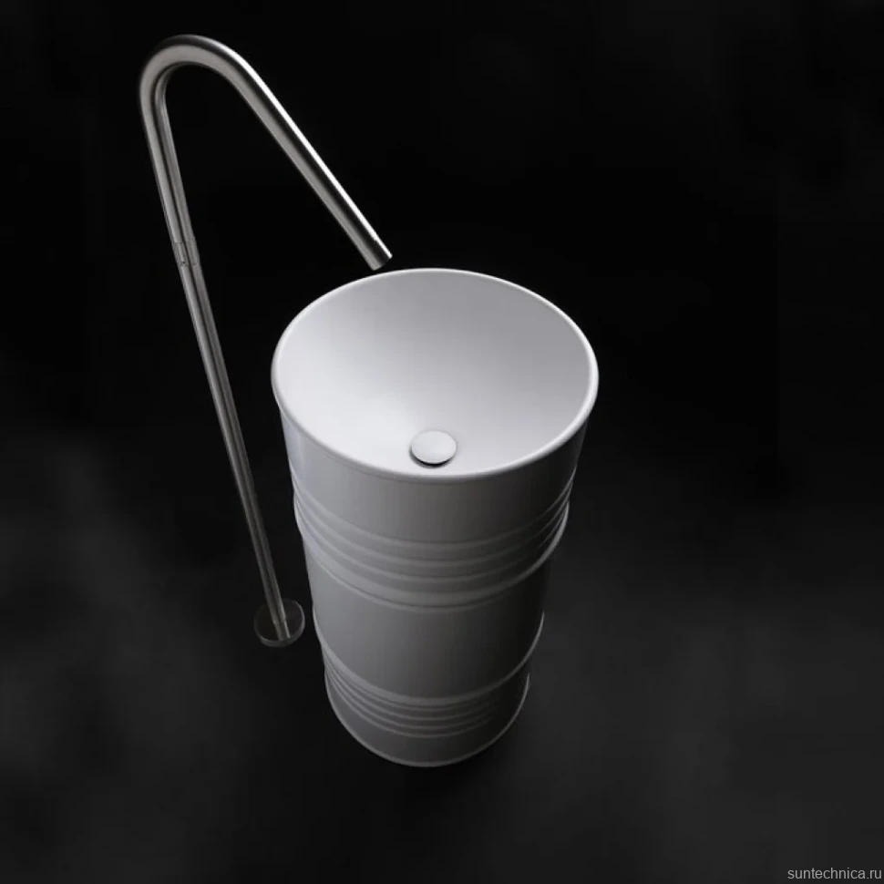 Раковина Kerasan Artwork Barrel 4742K01 45 см, белая