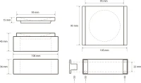Набор Стакан Bemeta Gamma 145711324 + Мыльница 145508312