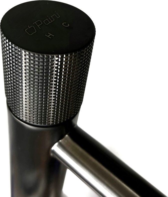 Смеситель для раковины Paini Cox Grip 7GPZ205OLL черный брашированный