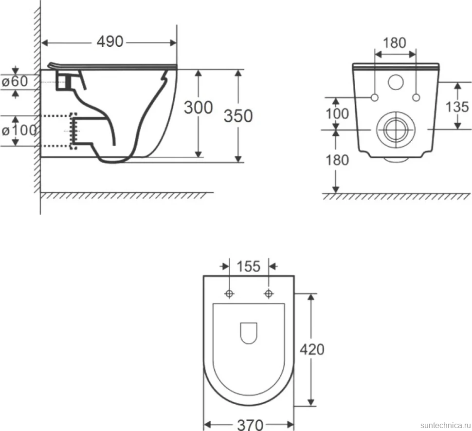 Комплект Унитаз подвесной BOND Oval F10-10 безободковый, с микролифтом + Крепления Geberit Duofix 111.815.00.1 к стене + Звукоизоляция + Инсталляция UP 320 111.300.00.5 + Кнопка Sigma 01 115.770.21.5 хром