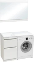Зеркало Style Line Даллас Люкс 110 белое