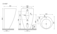 Раковина Ceramicanova 850 CN1807