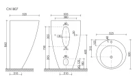 Раковина Ceramicanova 850 CN1807