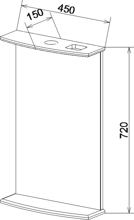Мебель для ванной комнаты Sanflor Софи 50
