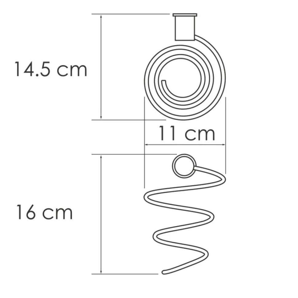 Держатель для фена Wasserkraft Aisch 1080W белый