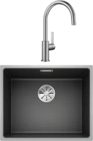 Комплект Мойка Blanco Subline 500-IF антрацит + Смеситель Candor 523120 Комплект Мойка Blanco Subline 500-IF антрацит + Смеситель Candor 523120
