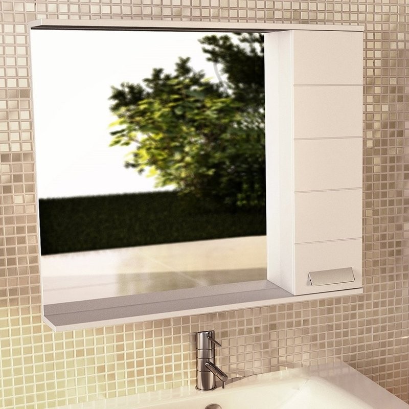 Зеркало Comforty Модена 90М матовое белое