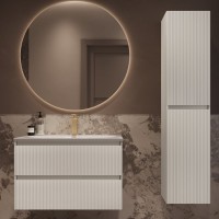 Тумба под раковину без столешницы Vincea Welle 80 m.white soft-touch