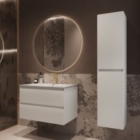 Тумба под раковину без столешницы Vincea Welle 80 m.white soft-touch