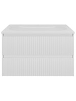 Тумба под раковину без столешницы Vincea Welle 80 m.white soft-touch