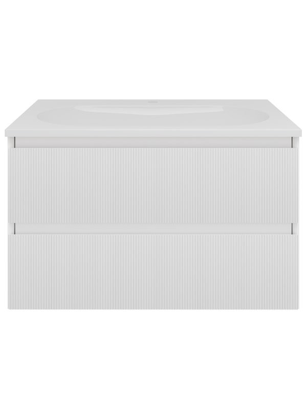 Тумба под раковину без столешницы Vincea Welle 80 m.white soft-touch