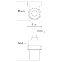 Набор Стакан Wasserkraft Berkel K-6828D двойной + Дозатор K-6899 Набор Стакан Wasserkraft Berkel K-6828D двойной + Дозатор K-6899
