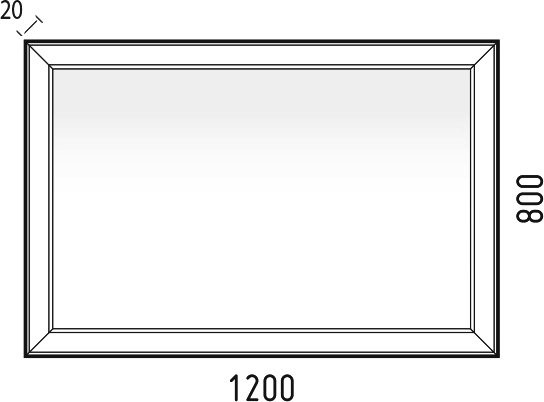 Зеркало Corozo Классика 120