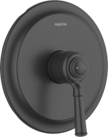 Встраиваемый смеситель для душа и ванны AQUATEK Классик AQ1566MB С ВНУТРЕННЕЙ ЧАСТЬЮ, матовый черный