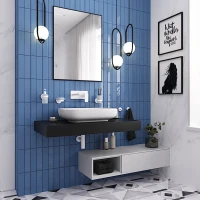 Зеркало Wellsee 7 Rays’ Spectrum 60х80 черное матовое Зеркало Wellsee 7 Rays’ Spectrum 60х80 черное матовое