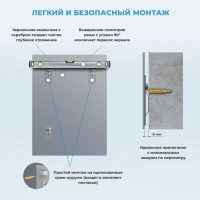 Зеркало Wellsee 7 Rays’ Spectrum 60х80 черное матовое Зеркало Wellsee 7 Rays’ Spectrum 60х80 черное матовое