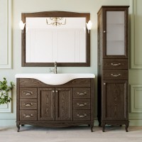 Мебель для ванной комнаты ValenHouse Эллина 120 кальяри, фурнитура хром