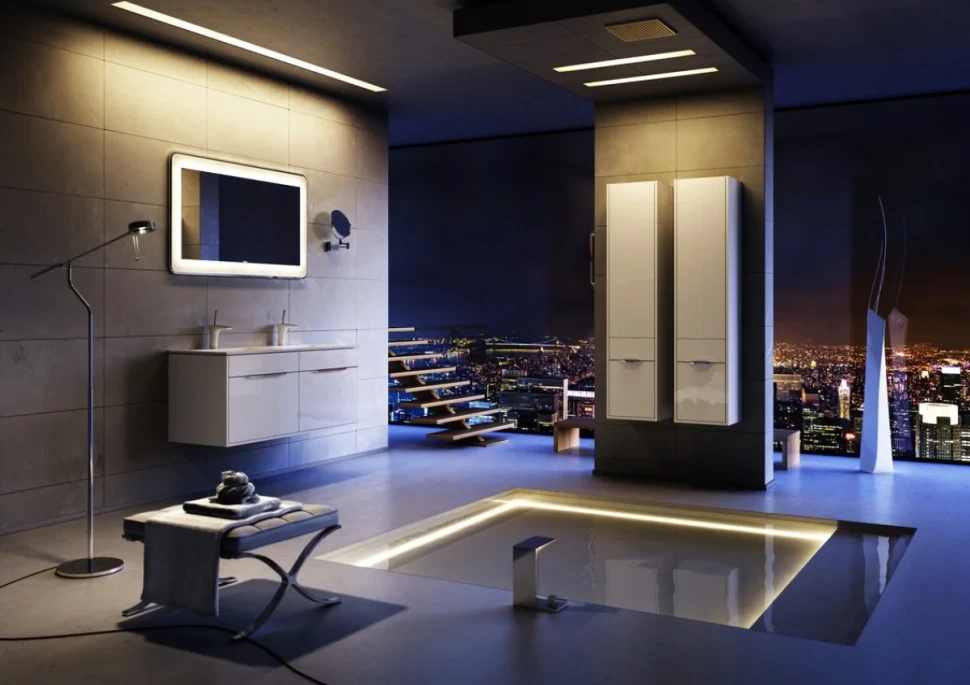 Мебель для ванной комнаты Aqwella 5 stars Malaga 120 белая