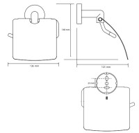 Держатель для туалетной бумаги Bemeta Obla 165212012 хром Держатель для туалетной бумаги Bemeta Obla 165212012 хром