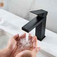 Смеситель для раковины Shevanik S7001H черный