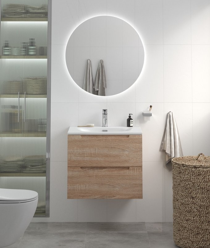 Тумба под раковину BelBagno Etna 60 rovere bianco