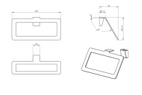 Держатель для полотенец Wonzon & Woghand Eclipse WW-V2201-BN брашированный никель, кольцо
