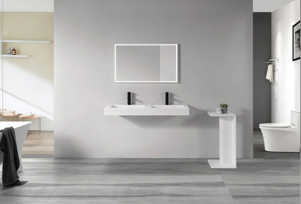 Раковина Armadi Art Flat ST 120 с кронштейнами