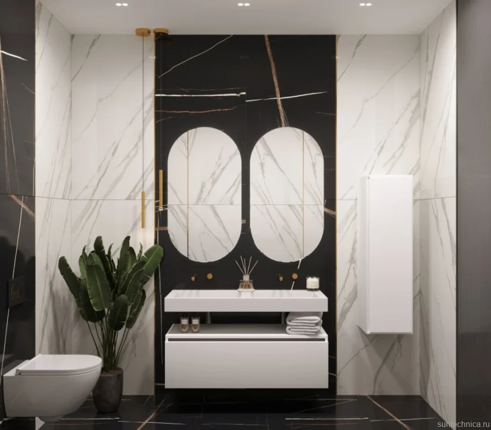 Раковина Armadi Art Flat ST 120 с кронштейнами