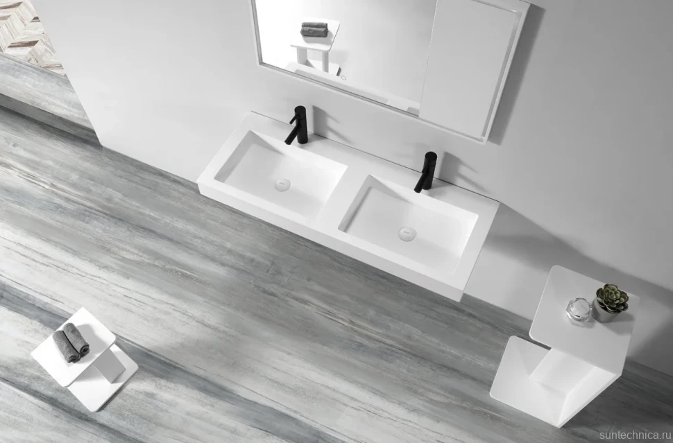 Раковина Armadi Art Flat ST 120 с кронштейнами