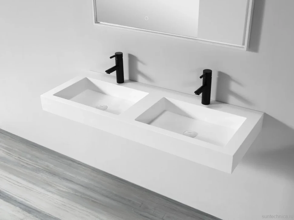 Раковина Armadi Art Flat ST 120 с кронштейнами