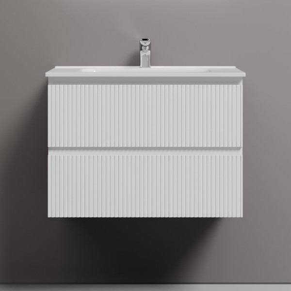 Тумба с раковиной Sancos Snob T 70 bianco, раковина CN7007