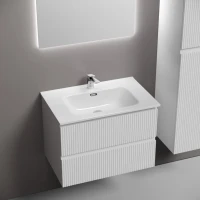 Тумба с раковиной Sancos Snob T 70 bianco, раковина CN7007