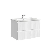 Тумба с раковиной Sancos Snob T 70 bianco, раковина CN7007