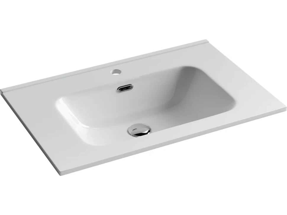 Тумба с раковиной Sancos Snob T 70 bianco, раковина CN7007