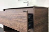 Мебель для ванной комнаты Comforty Бордо 90 дуб темно-коричневый