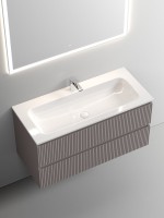 Тумба с раковиной Sancos Snob T 100 см, doha soft