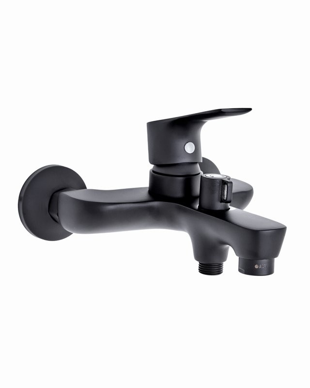 Душевой комплект Смеситель Orange Aristo M19-100b + Стойка OW04b