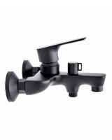 Душевой комплект Смеситель Orange Aristo M19-100b + Стойка OW04b