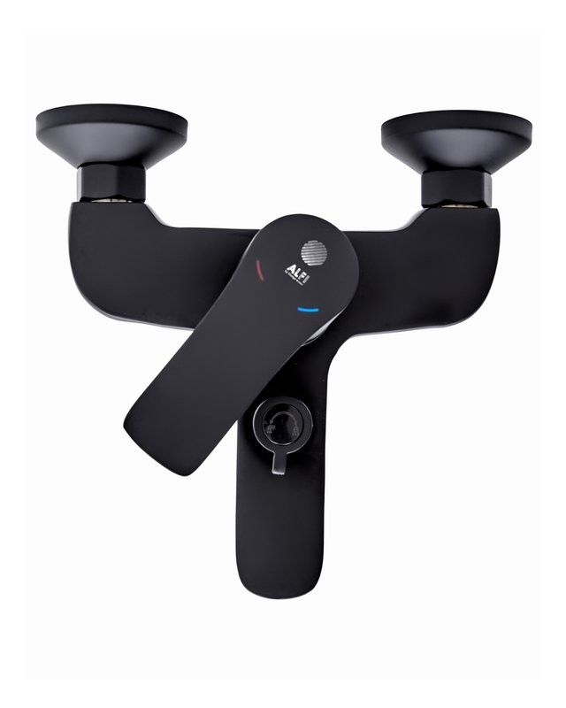 Душевой комплект Смеситель Orange Aristo M19-100b + Стойка OW04b