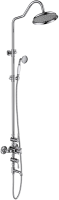 Душевая стойка AQUATEK Классик AQ2543CR с термостатом, хром