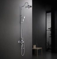 Душевая стойка AQUATEK Классик AQ2543CR с термостатом, хром