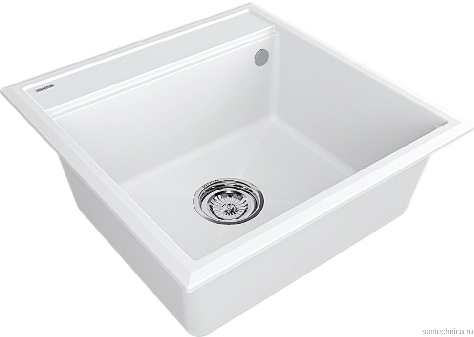 Комплект Мойка Paulmark Stepia 50 PM115051-WH белая + Измельчитель Intenso