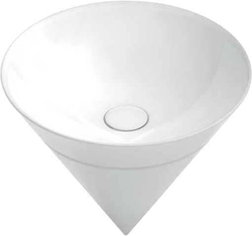 Раковина KERAMA MARAZZI Cono 44, глянцевый белый
